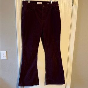 Wrangler Women's Dark Maroonisg Purple Flare Jeans
